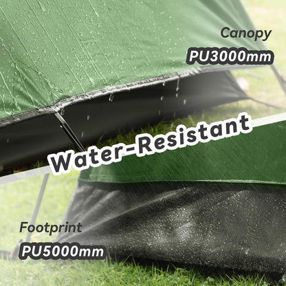 Forceatt Zelt 3-4 Personen Camping Wasserdicht Ultraleicht Kuppelzelt