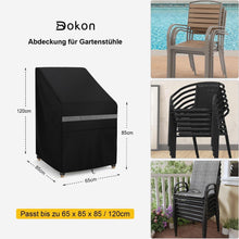Dokon Gartenstühle Abdeckung 65x85x85/120cm