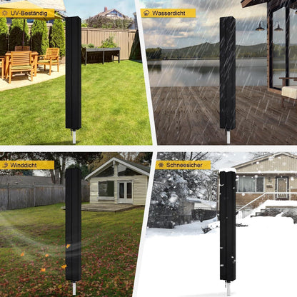 Schutzhülle für Wäschespinne 165xØ16cm Wetterfest Oxford