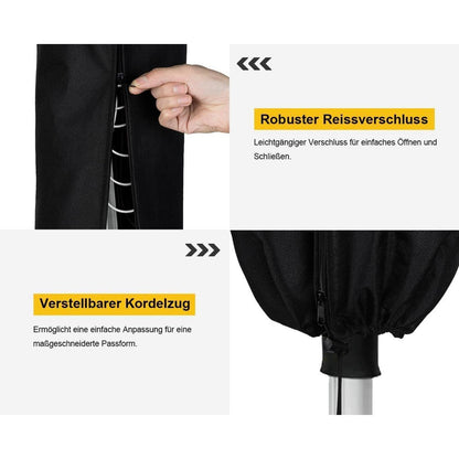 Schutzhülle für Wäschespinne 165xØ16cm Wetterfest Oxford