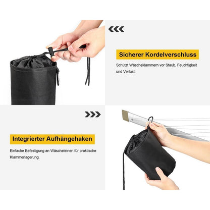 Schutzhülle für Wäschespinne 165xØ16cm Wetterfest Oxford