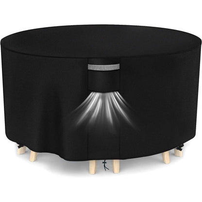 Abdeckung Gartenmöbel Rund 420D Oxford 128x71cm Wasserdicht