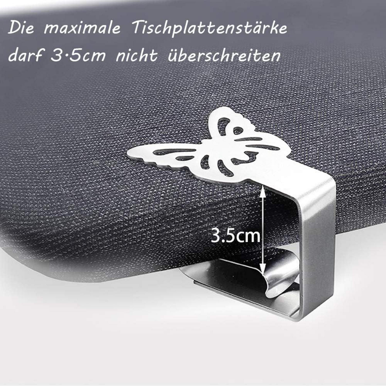 Aongray Schmetterling-Motive Tischtuchklammern 8 Stück