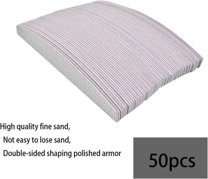 Nagelfeilen Set 50pcs 100/180 Profi - Wiederverwendbare Doppelseitige