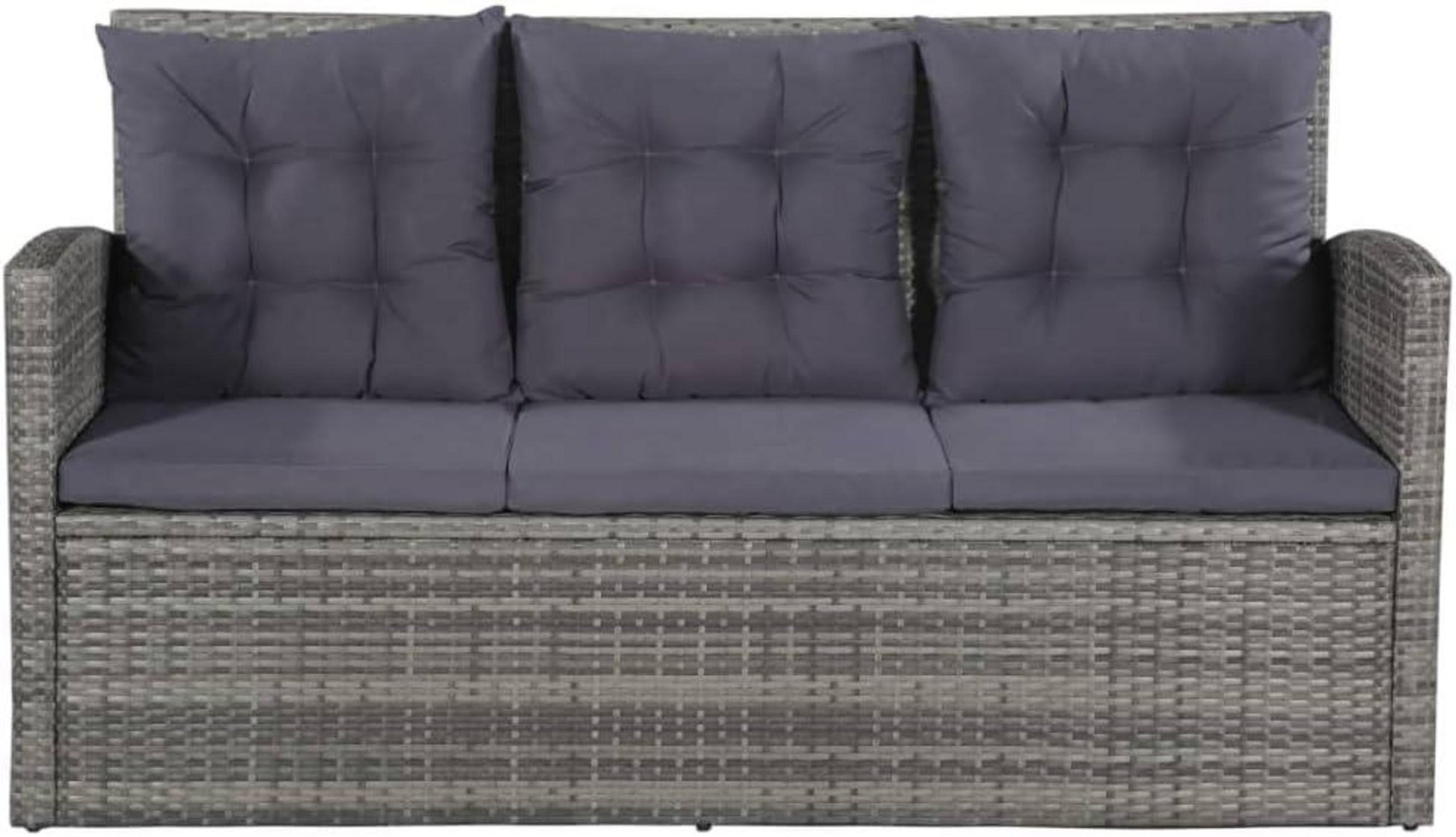 Poly Rattan Gartensofa 6tlg. Sitzgruppe Gartengarnitur Sofa Set