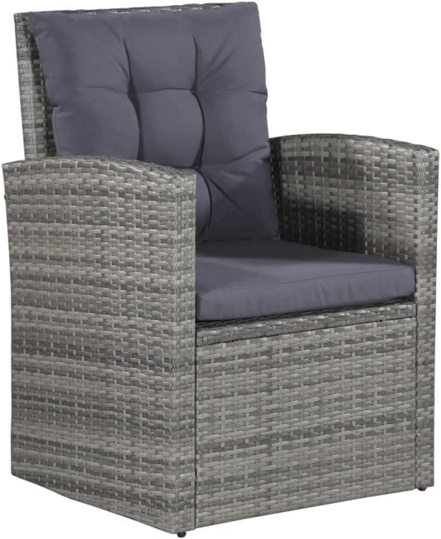 Gartensofa Poly Rattan Sitzgruppe 6-tlg. Outdoor Lounge-Set