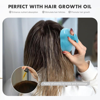 Kopfhaut Massagebürste Shampoo Haarbürste Peeling Kopfmassage