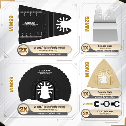 Sägeblätter Kit 28 tlg Multitool Zubehör Oszillierendes