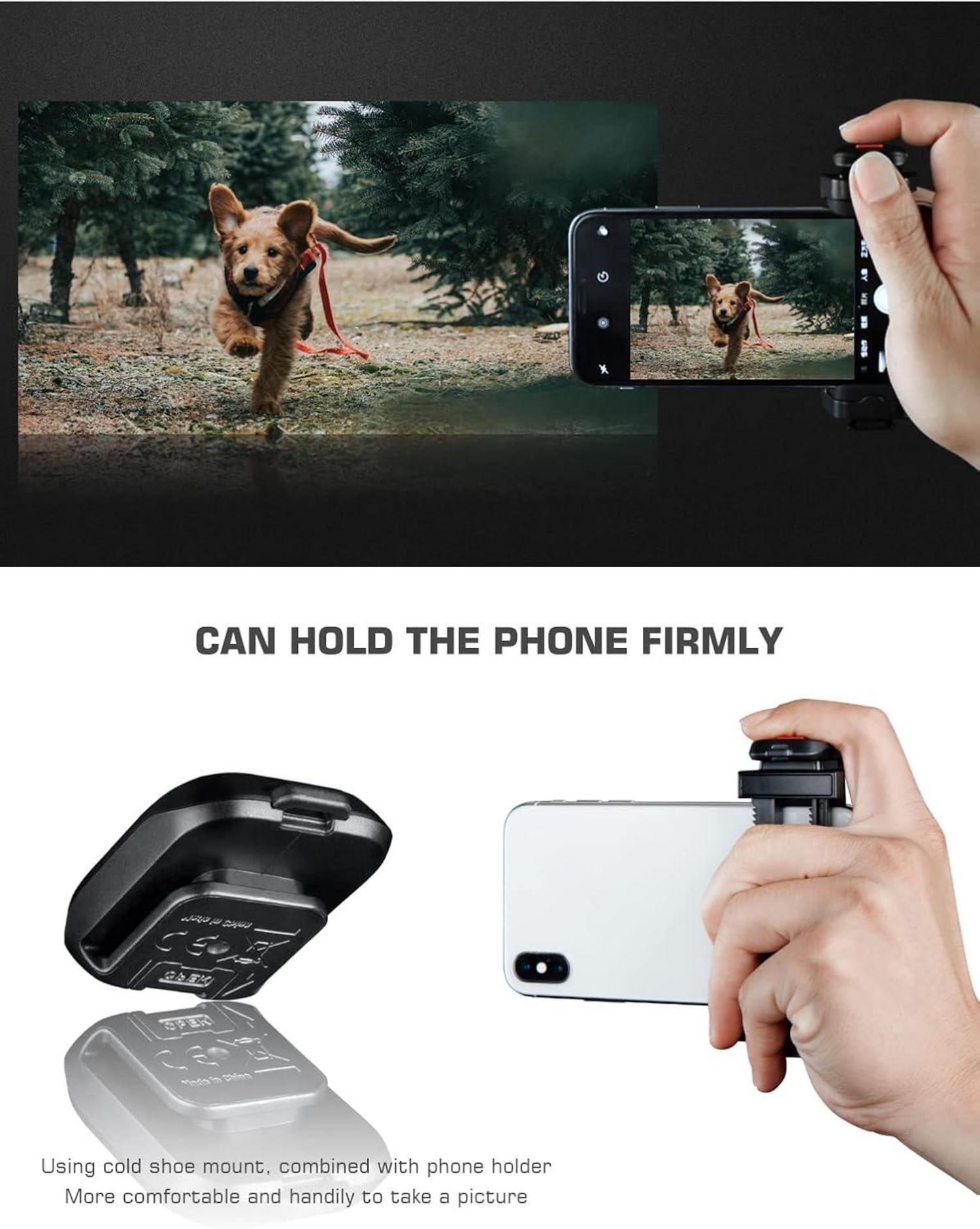 Flexibles Handy Stativ mit Fernauslöser - Klein Vlogging Tripod Halterung