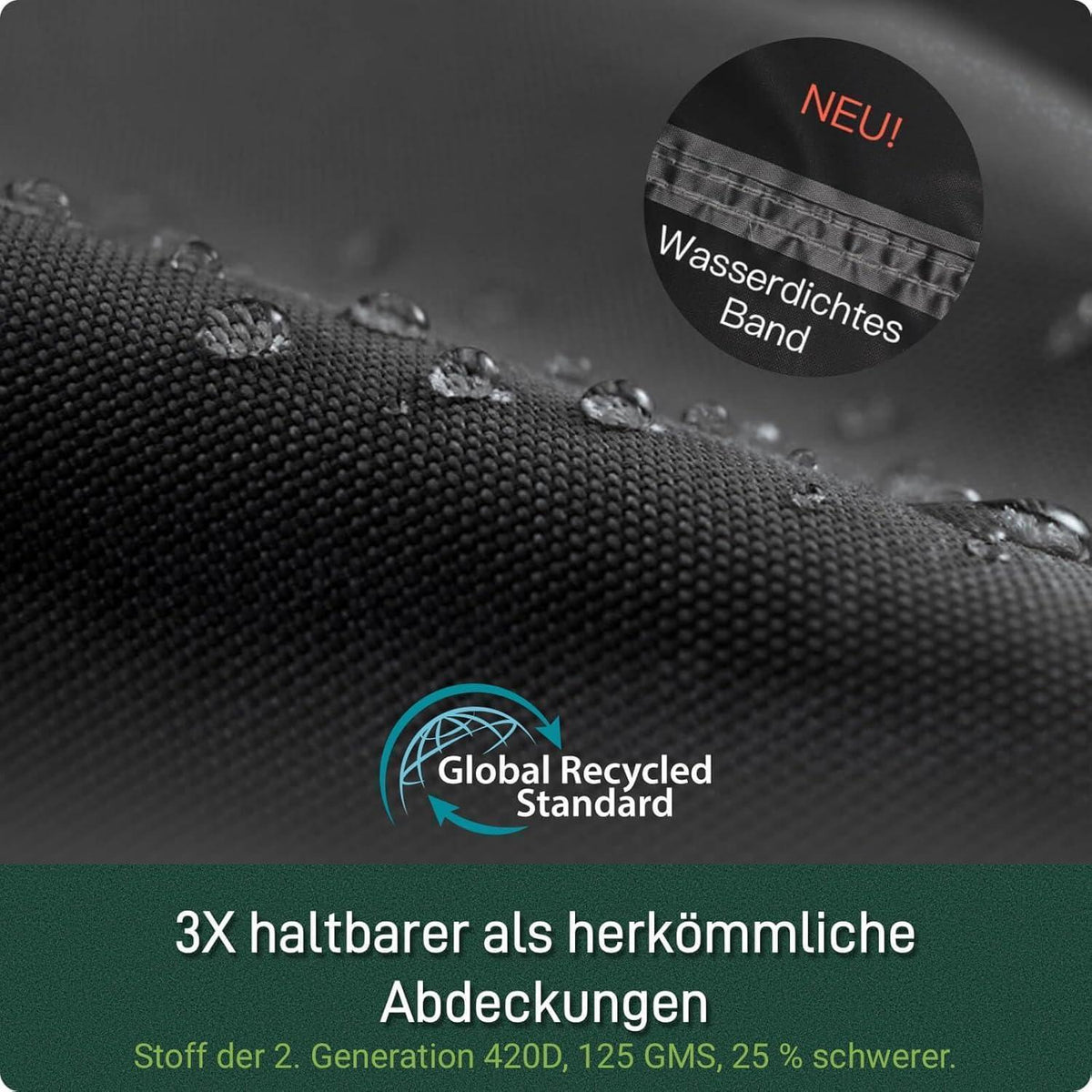 Gartenmöbel Abdeckplane 245x160x71cm | Winterfest & Wasserdicht