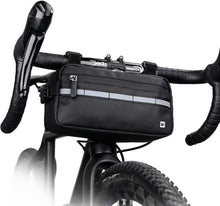 Fahrrad Lenkertasche Wasserdicht Schultertasche 3L - Schwarz