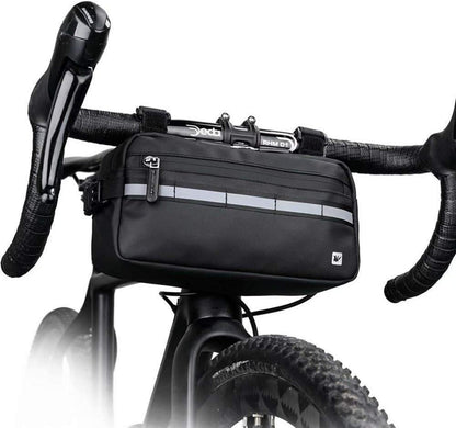 Fahrrad Lenkertasche Wasserdicht Schultertasche 3L - Schwarz