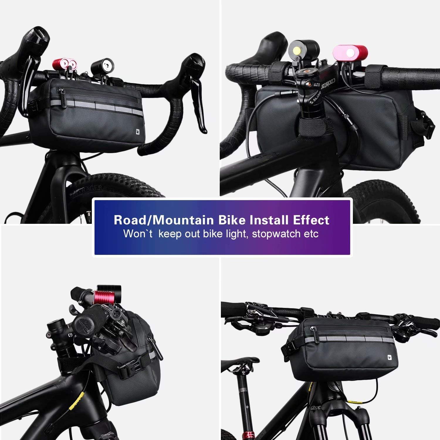 Multifunktion Fahrrad Lenker Rahmen Tasche Wasserdicht 3L 1680D Polyes