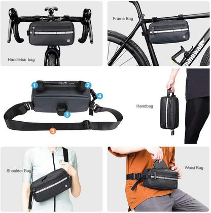 Rhinowalk Multifunktion Fahrrad Lenker Tasche Fronttasche 3L wasserdicht