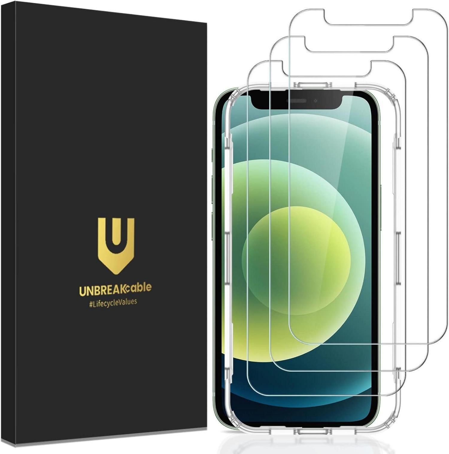 Displayschutzfolie iPhone 12 Mini 3er Pack Panzerfolie 2.5D
