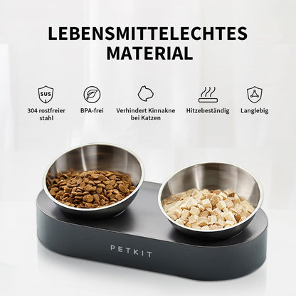 PETKIT CYBERTAIL Edelstahl Metallschale Ersatzset 2er-Pack