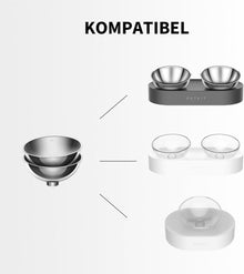 PETKIT CYBERTAIL Edelstahl Metallschale Ersatzset 2er-Pack