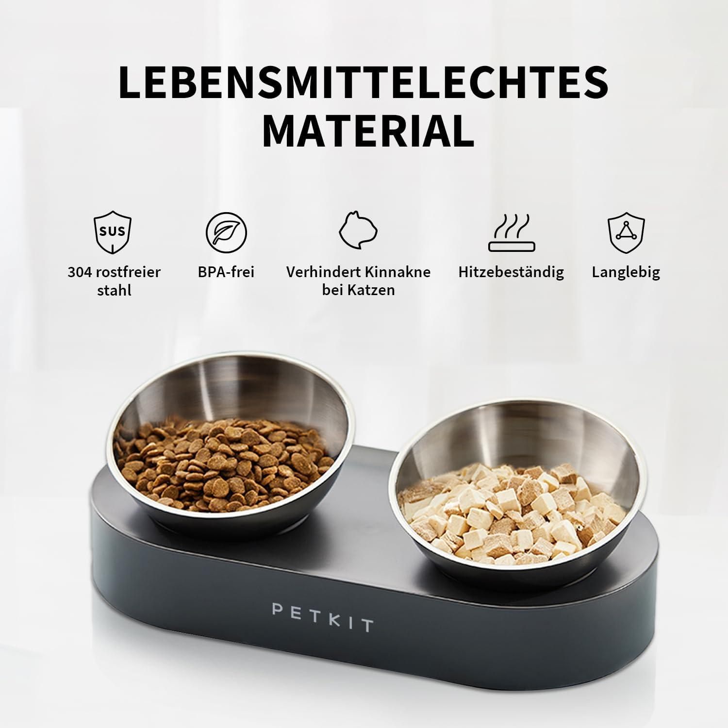 PETKIT CYBERTAIL Edelstahl Metallschale Ersatzset 2-teilig Fresh Nano