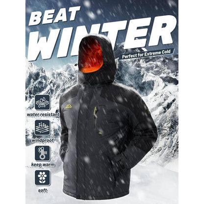 Herren Winterjacke wasserdicht & winddicht mit Fleece-Futter