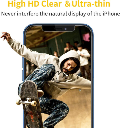 Panzer Schutz Glas für iPhone 12/12 Pro [3 Stück], 9H Härte Displayschutzfolie