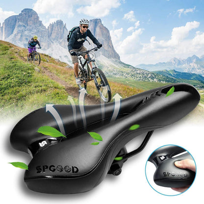 SPGOOD Fahrradsattel Gel Ergonomisch Wasserdicht 27 * 16cm