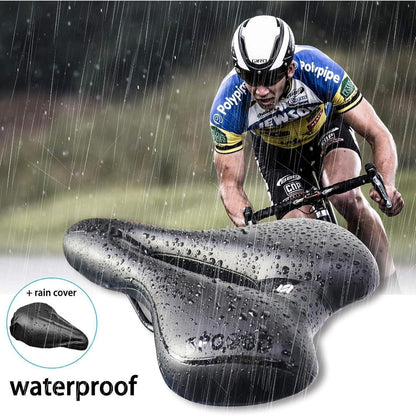 SPGOOD Fahrradsattel Gel Ergonomisch Wasserdicht 27 * 16cm