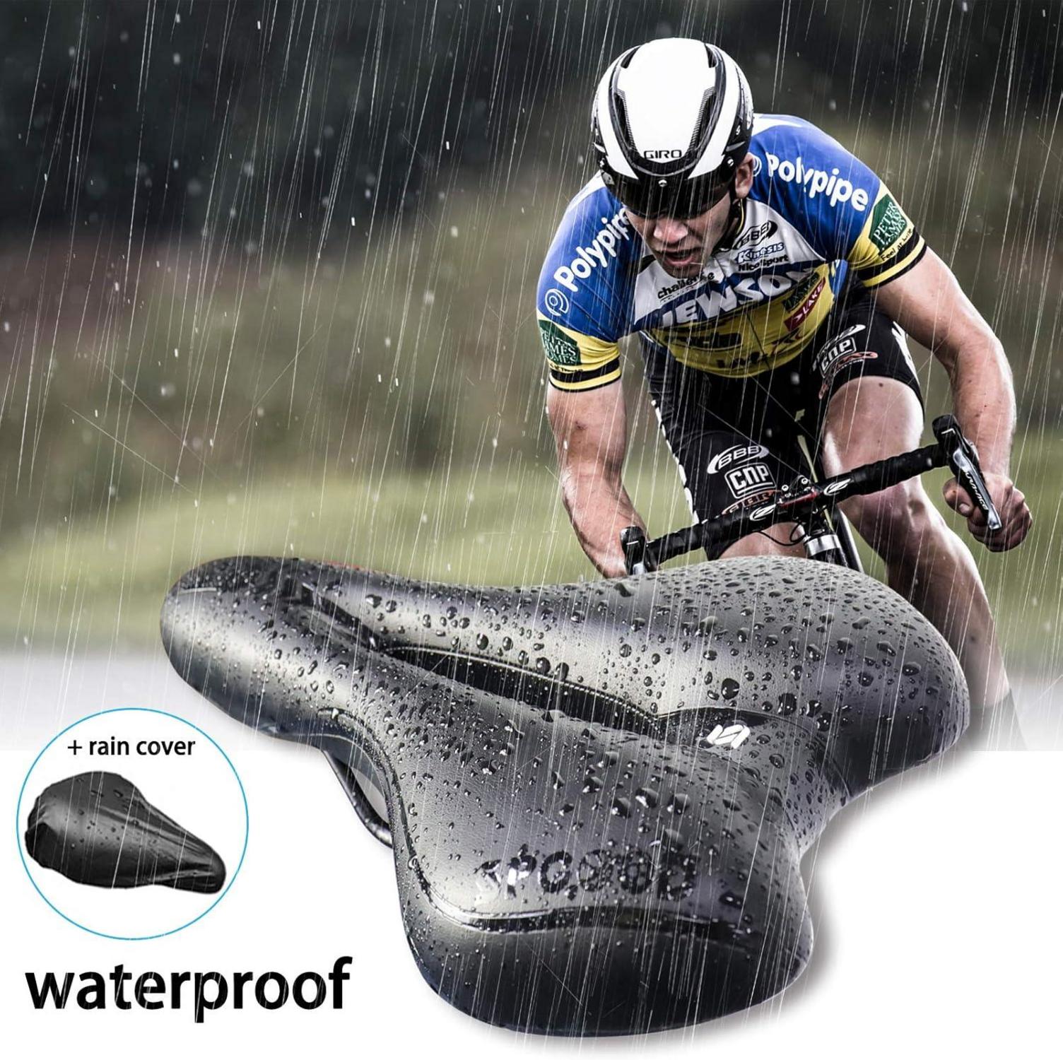 Fahrradsattel Gel Ergonomisch Bequem MTB Rennrad Trekking Sattel 27x16cm