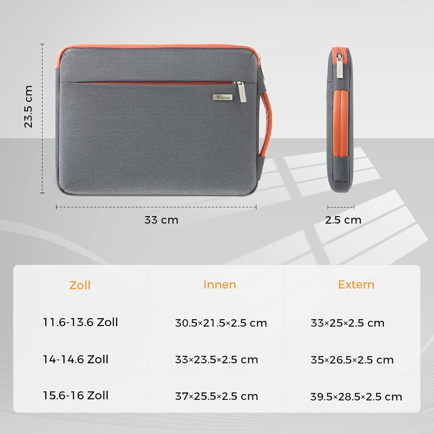 Voova Laptop Hülle 14 Zoll MacBook Air Pro Chromebook HP