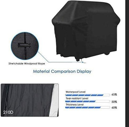 Senders Grill Abdeckhaube 210D Oxford Fabric Outdoor Wasserdicht 145x61x117cm