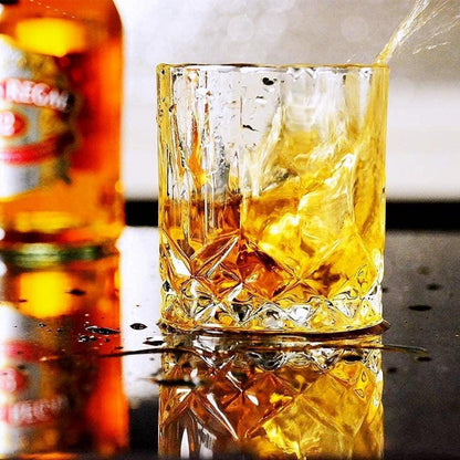 Whisky Gläser 4er Set | 320ml Kristallglas | Geschenk für Männer