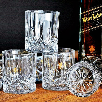 Whisky Gläser 4er Set | 320ml Kristallglas | Geschenk für Männer
