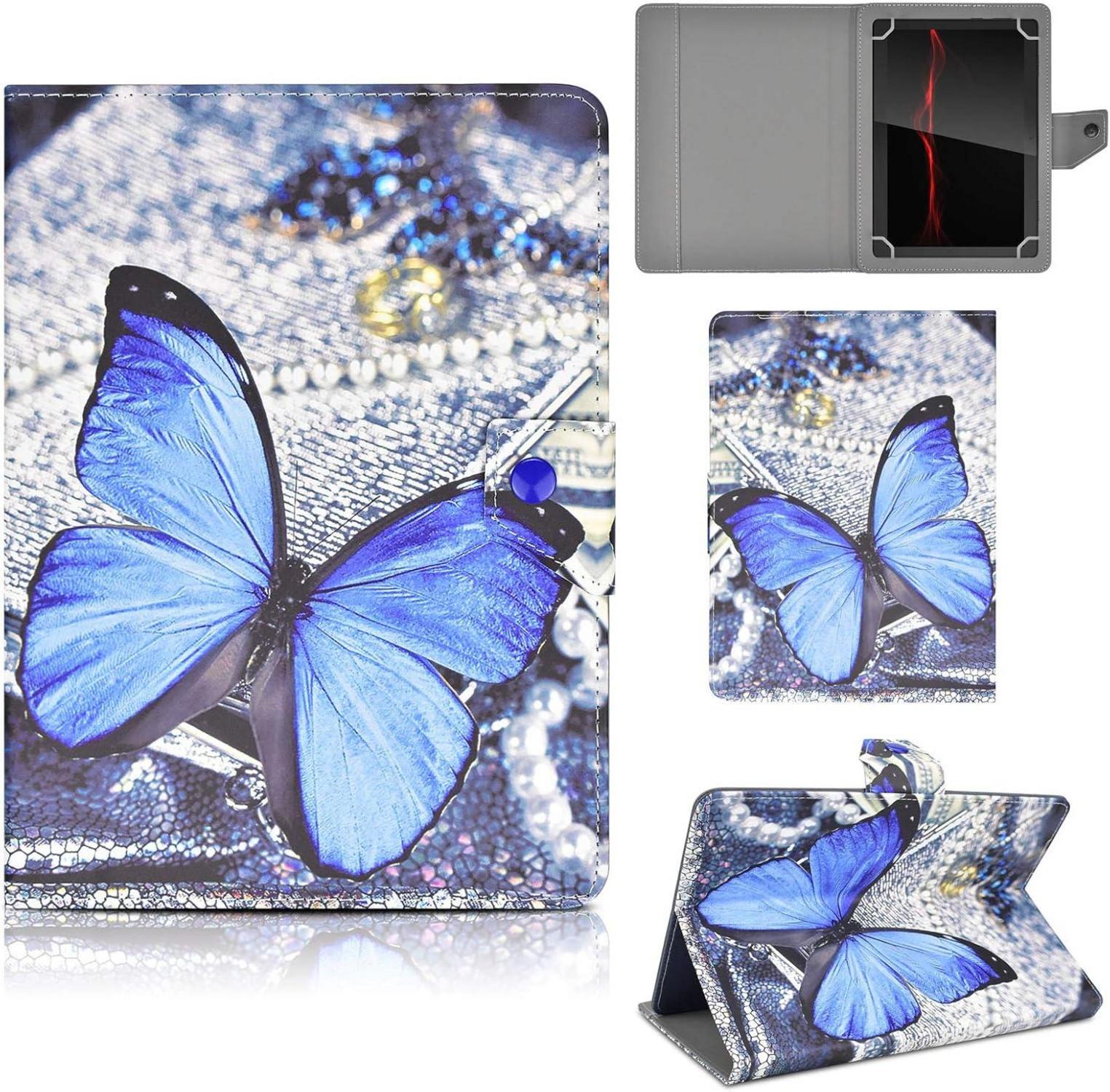 Universal Tablet Hülle 10 Zoll Schutzhülle Blau Magnetische Schnalle