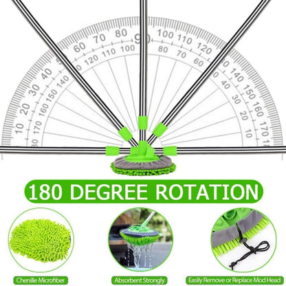 Auto Waschbürste Teleskop-Mikrofaserbürste 120cm 2-in-1