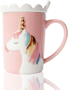 Einhorn Keramik Tassen Set Geschenk Mädchen Becher Milch Tee Kaffee