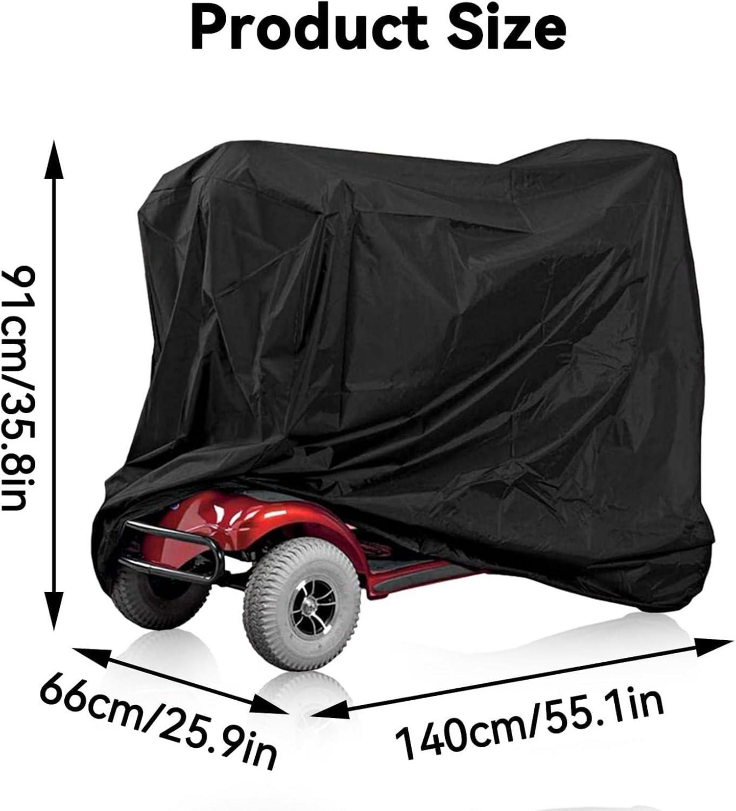 Wasserfeste Abdeckung für Mobilitätsroller 140x66x91 cm