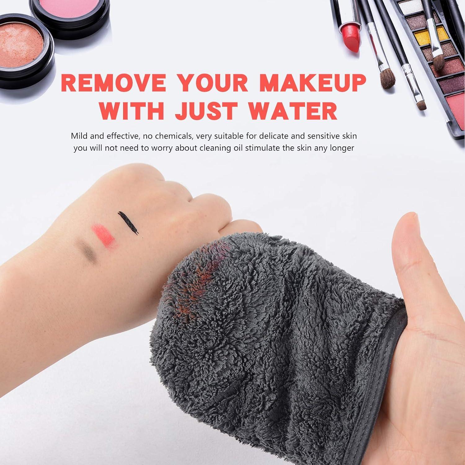 Make-Up Entferner Handschuh Mikrofaser Abschminkhandschuh