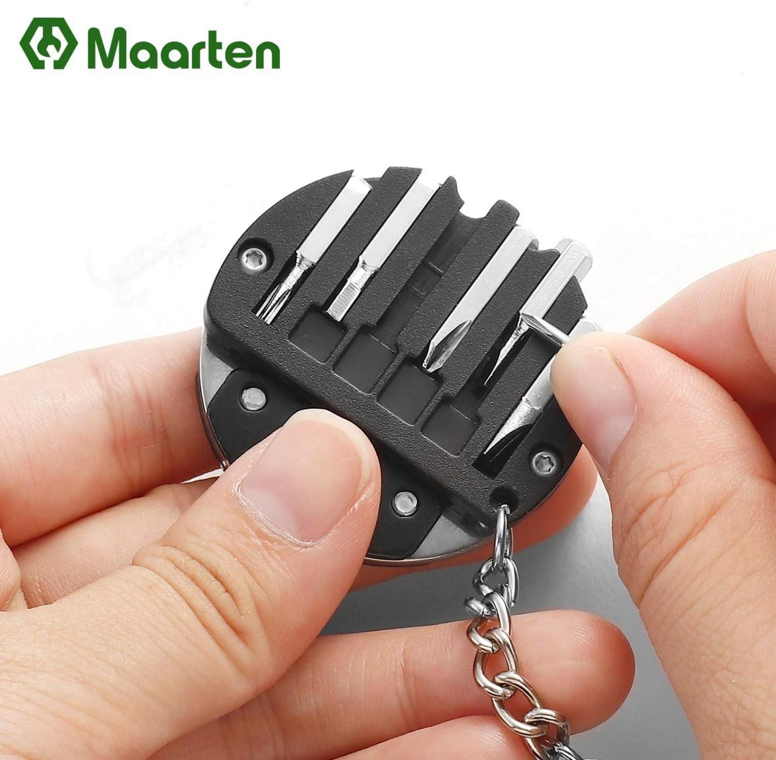 Maarten 7-in-1 Mini EDC-Schlüsselanhänger Multifunktionswerkzeug