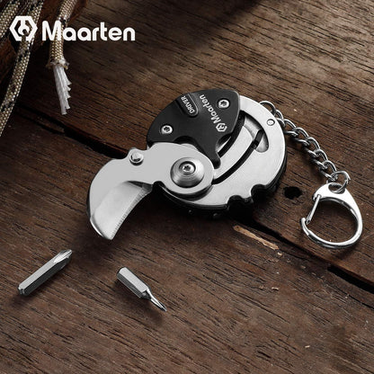 Maarten 7-in-1 Mini EDC-Schlüsselanhänger Multifunktionswerkzeug
