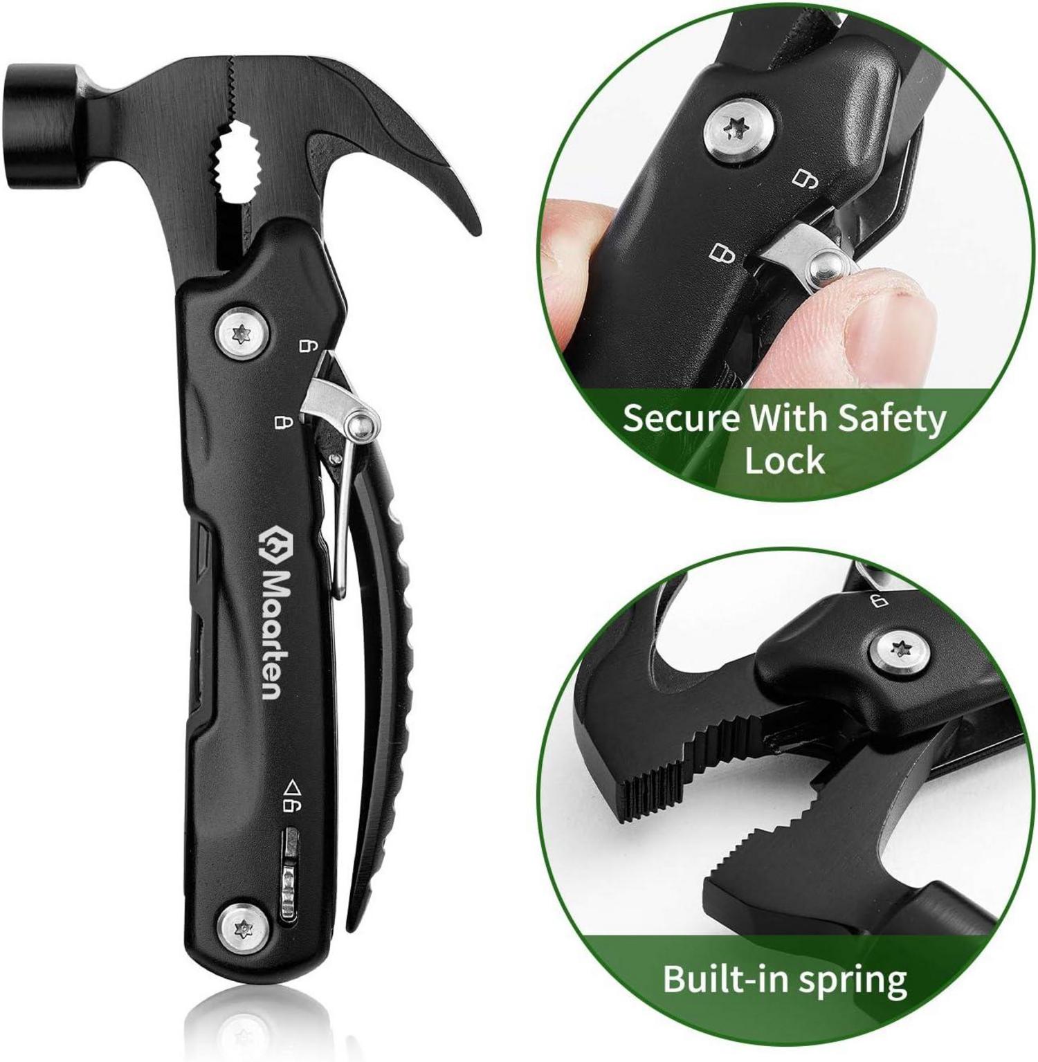 Multitool Hammer 12 in 1 Handwerker Geschenke Männer Maarten