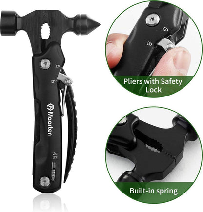 Multitool-Hammer 12-in-1 Geschenk für Männer Vatertag Papa Weihnachten
