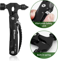 Multitool-Hammer 12-in-1 Geschenk für Männer Vatertag Papa Weihnachten