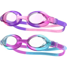 Schwimmbrille Kinder | 2 Stücke Junior Anti Nebel UV Schutz