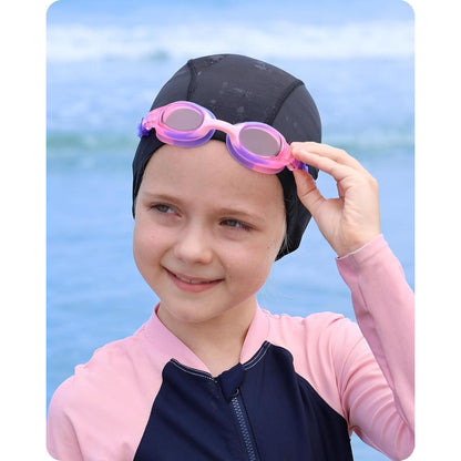 Schwimmbrille Kinder | 2 Stücke Junior Anti Nebel UV Schutz