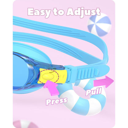 Schwimmbrille Kinder | 2 Stücke Junior Anti Nebel UV Schutz