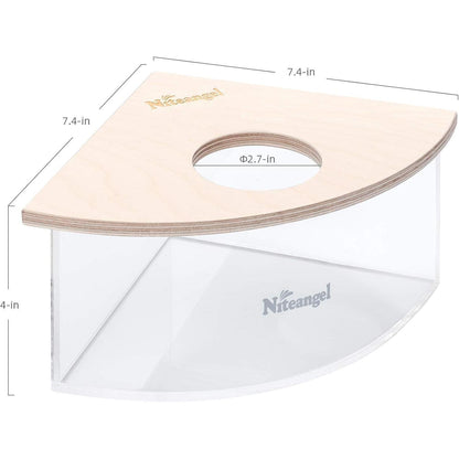 Niteangel Acryl Sandbadbox für Hamster und Mäuse
