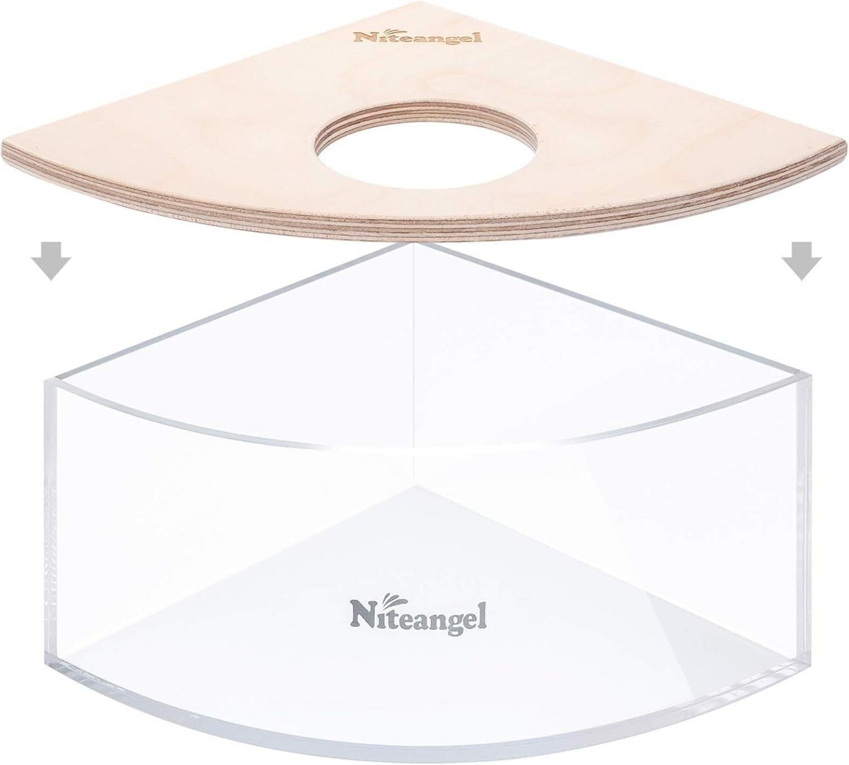 Acryl Sandbad-Box für Hamster Mäuse Gerbils 18x18x10cm