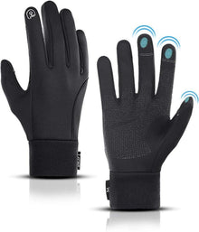 Winter Warme Touchscreen Handschuhe Sport Fahrradhandschuhe Schwarz