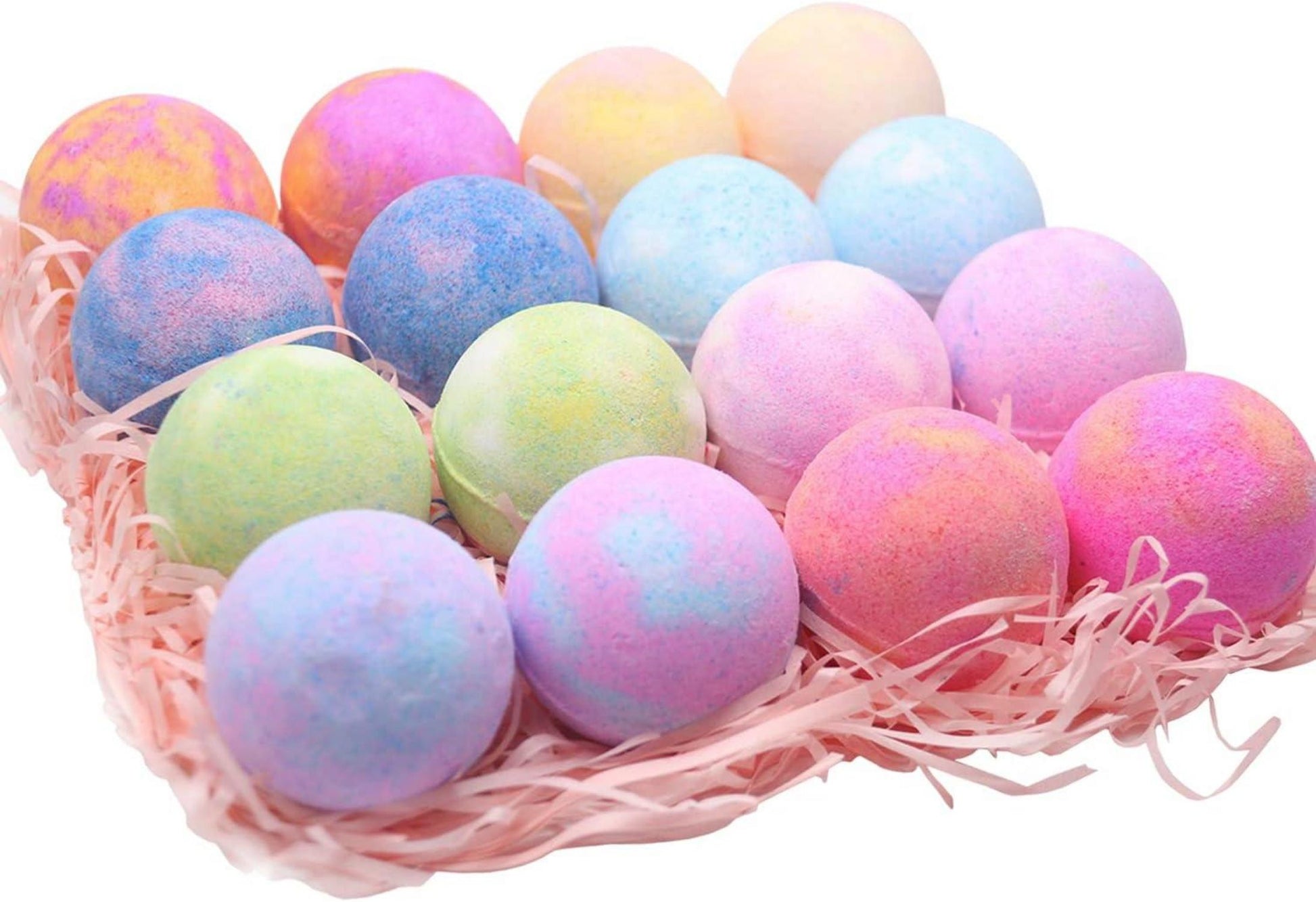 Badebomben Geschenkset Luxuriöse Badekugeln für Frauen 16x60g