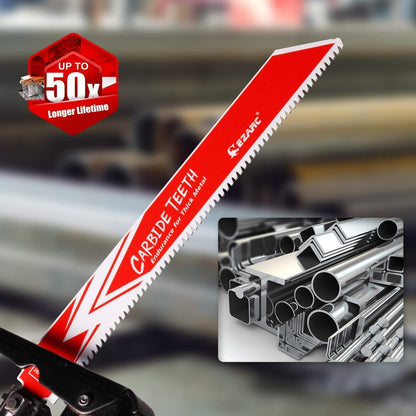 EZARC Säbelsägeblatt Hartmetall Karbid 150mm 8TPI