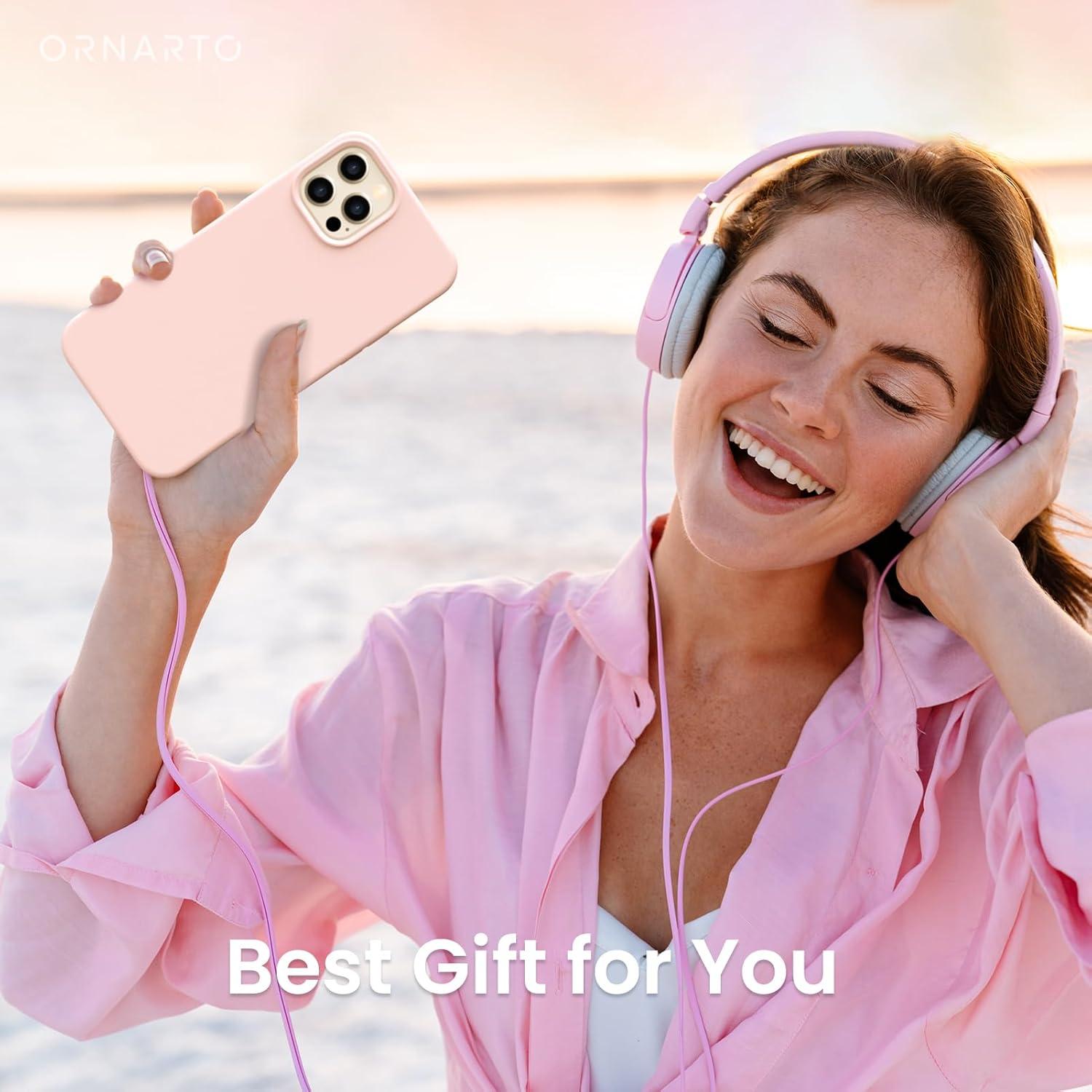 Stoßfeste Silikon Hülle für iPhone 12 Pro Max 6,7 Rosa